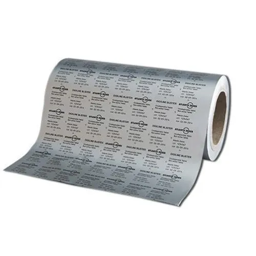 Printed aluminum foils